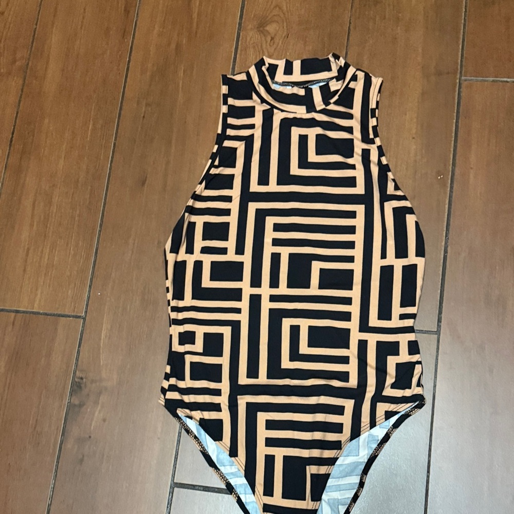 Geometric Women's Bodysuit